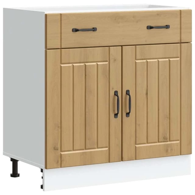 vidaXL Küchen-Unterschrank Lucca Artisan-Eiche Holzwerkstoff 853746