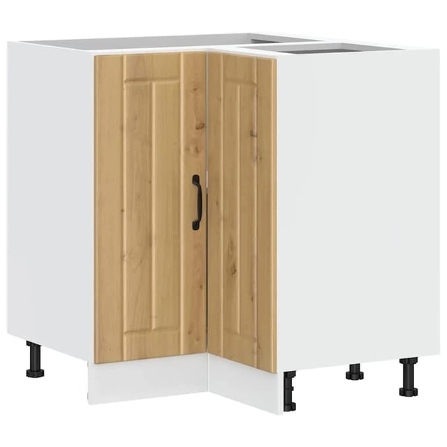 vidaXL Küchen-Eckunterschrank Lucca Artisan-Eiche Holzwerkstoff 853756