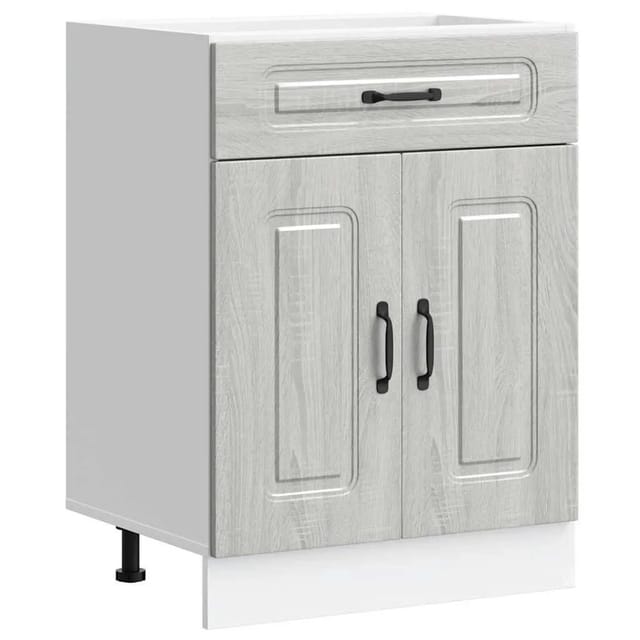 vidaXL Küchenunterschrank Kalmar Grau Sonoma Holzwerkstoff 853493