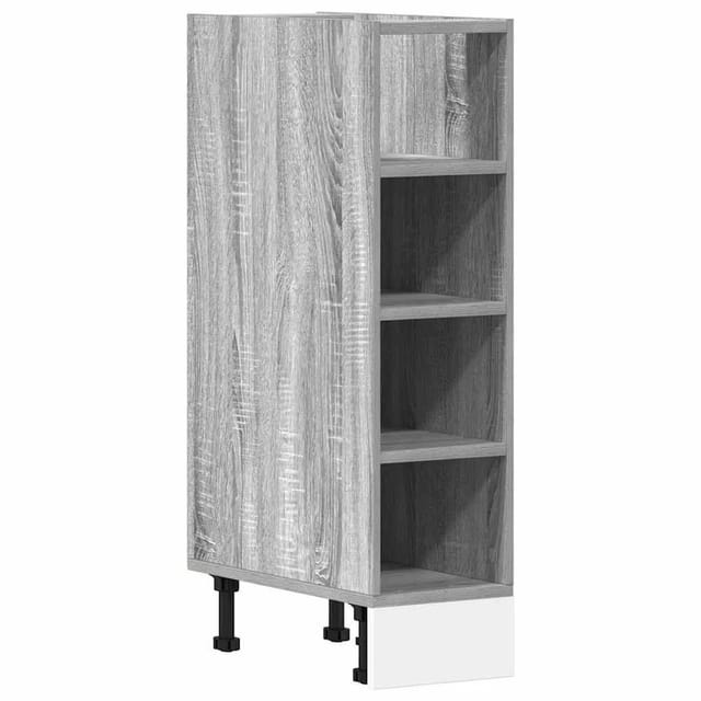 vidaXL Unterschrank Riga Grau Sonoma 20x44,5x81,5 cm Holzwerkstoff 854189