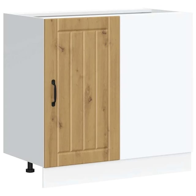 vidaXL Küchenunterschrank Lucca Artisan-Eiche Holzwerkstoff 854317