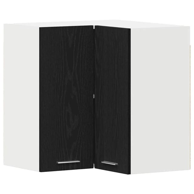 vidaXL Hängeschrank Lyon Schwarz Eichen-Optik 57 x 57 x 60 cm 863148