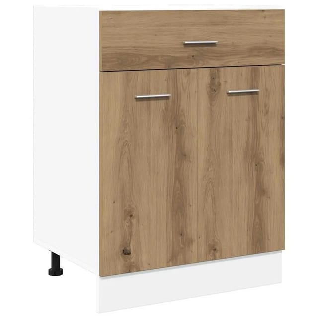 vidaXL Unterschrank Lyon Artisan-Eiche 60x46x81,5 cm Holzwerkstoff 856090