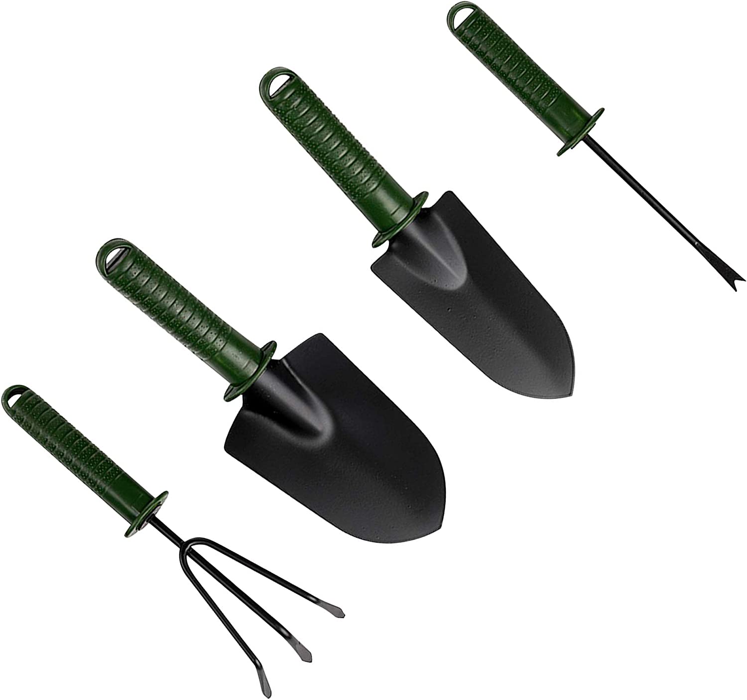 4-teiliges Edelstahl-gartenwerkzeug-set Mini-gartenset Rostwerkzeuge Le Zum Bepflanzen Von Blumentöpfen, Edelstahl-gartenset Einschließlich Jäter, Rechen Usw