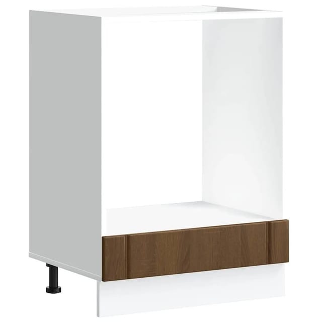 vidaXL Herdumbauschrank Lucca Braun Eichen-Optik Holzwerkstoff 853764