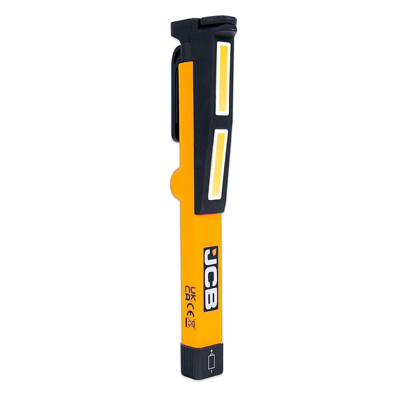 Jcb Led Inspektionsleuchte 200 Lumen Werkstattlampe Magnet Haken Gürtelclip Ip43