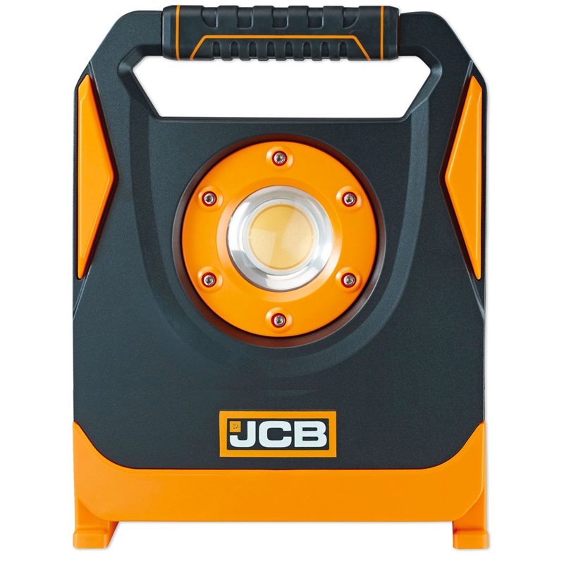 Jcb Led 18 V Hybrid Akku Arbeitsleuchte 6500 Lm Inkl. Adapter Für Bosch, Dewalt, Metabo Und Mehr