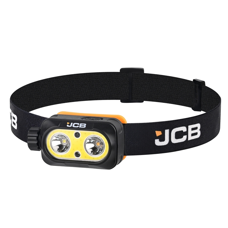 Jcb Led Akku Stirnlampe 700 Lumen Stufenloser Drehregler Ip54 30 Std. Laufzeit