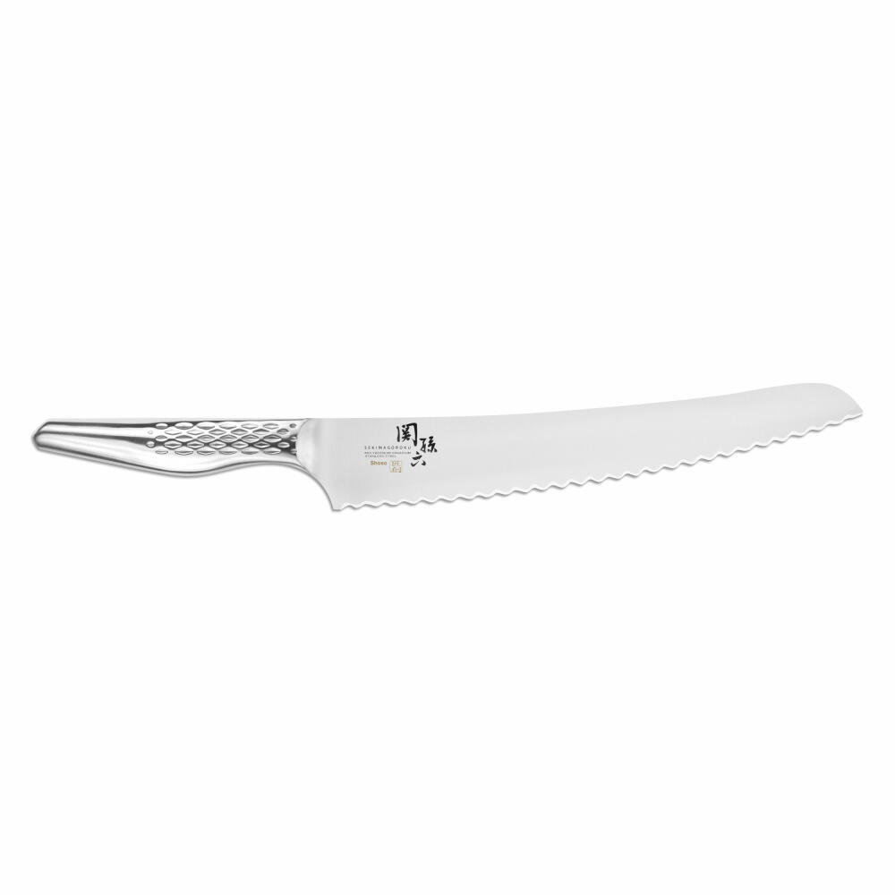 Kai Brotmesser Seki Magoroku Shoso, Küchenmesser, Edelstahl, Klingenlänge 24 Cm, Ab-5164