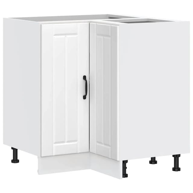 vidaXL Küchen-Eckunterschrank Lucca Weiß Holzwerkstoff 853747