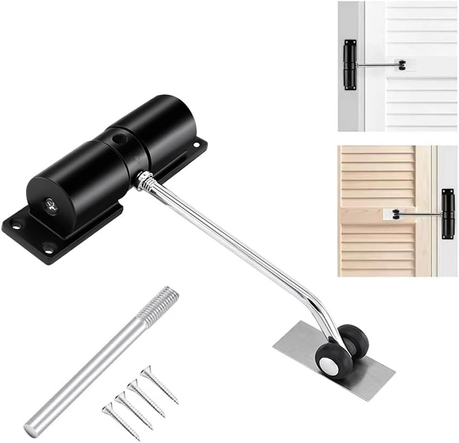 Türschließer, Automatischer Federschließer, Verstellbarer Türschließer Aus Stahl, Interner Automatischer Türschließer, Mit Einstellhebel Und Schrauben, Für Automatischen Türschließer Junjun