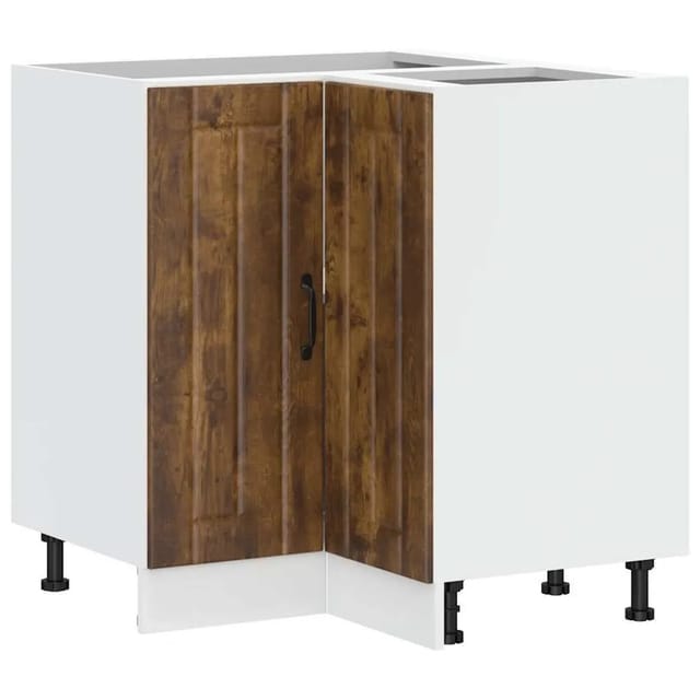 vidaXL Küchen-Eckunterschrank Lucca Räuchereiche Holzwerkstoff 853752