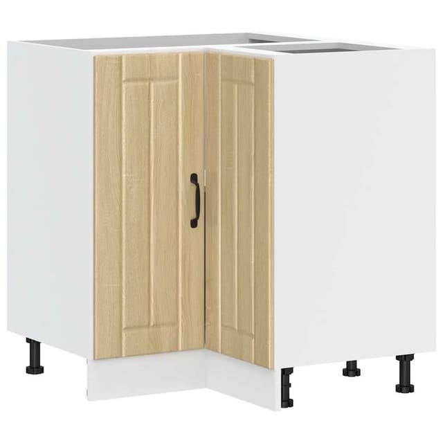 vidaXL Küchen-Eckunterschrank Lucca Sonoma-Eiche Holzwerkstoff 853750