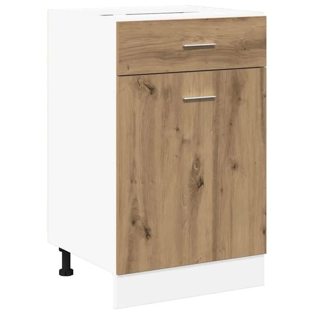vidaXL Schubunterschrank Lyon Artisan-Eiche 40x46x81,5 cm Holzwerkstoff 856084
