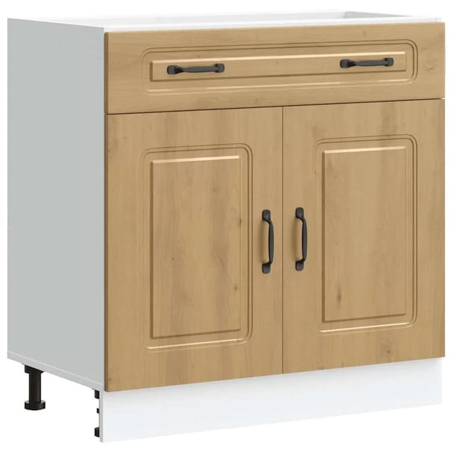vidaXL Küchenunterschrank Kalmar Artisan-Eiche Holzwerkstoff 853506