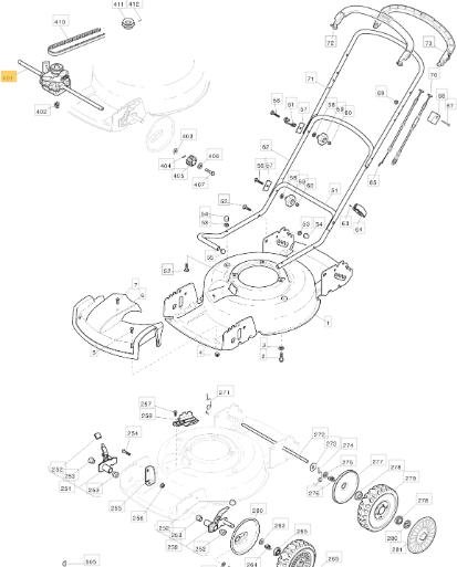 Fr. Traktionsgruppe Multiclip 48 Original Stiga - 181003088/0