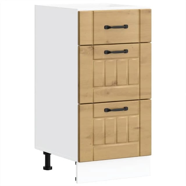 vidaXL Küchen-Unterschrank Lucca Artisan-Eiche Holzwerkstoff 854239