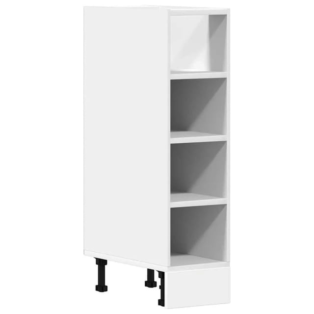 vidaXL Unterschrank Riga Weiß 20x44,5x81,5 cm Holzwerkstoff 854184