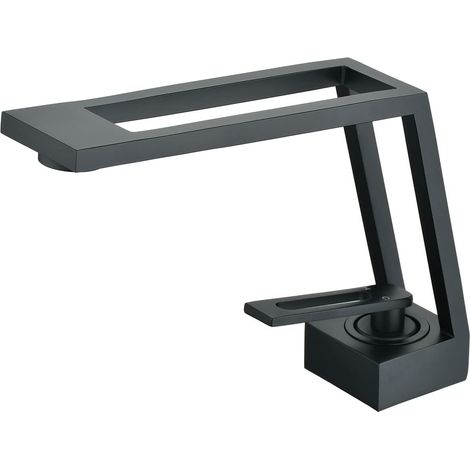 Kreativ Gestaltete, Mattschwarze Monoblock-waschtischarmatur