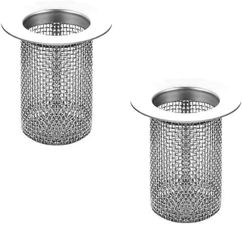 Duschablaufabdeckung, Extra Langer Spülbecken-siebeinsatz, Abflussschutzkorb, 40 Mm Edelstahl, Für Badewanne Und Küchenspüle, Einfache Montage