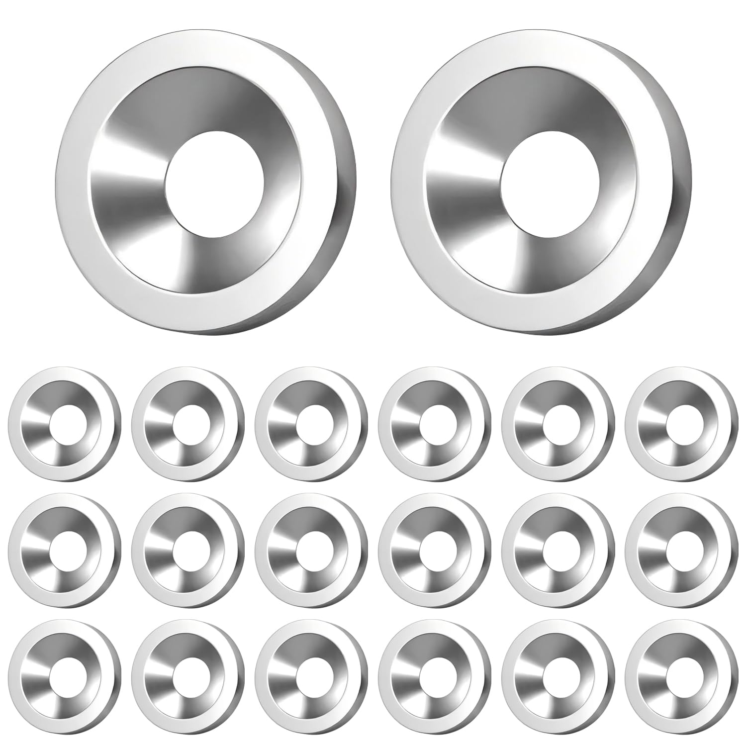 20 Stück Unterlegscheiben, Senkkopfscheiben, M6x20x4mm Edelstahl-unterlegscheiben, Für Senkkopfschrauben