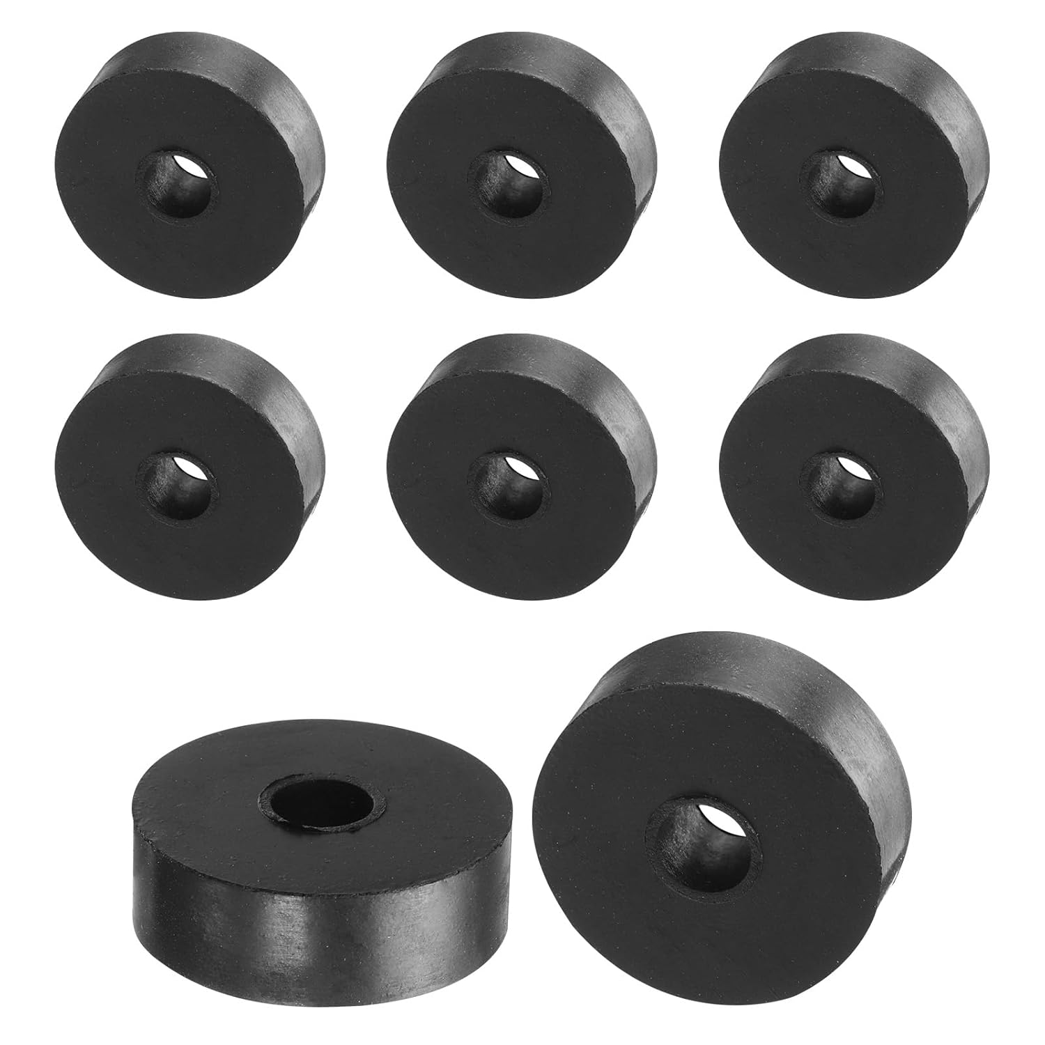 Stück Gummi-distanzscheiben (30 Mm Außendurchmesser X 8 Mm Innendurchmesser X 10 Mm Höhe) Dicke, Vibrationsdämpfende Gummipuffer Für Heimwerkerprojekte