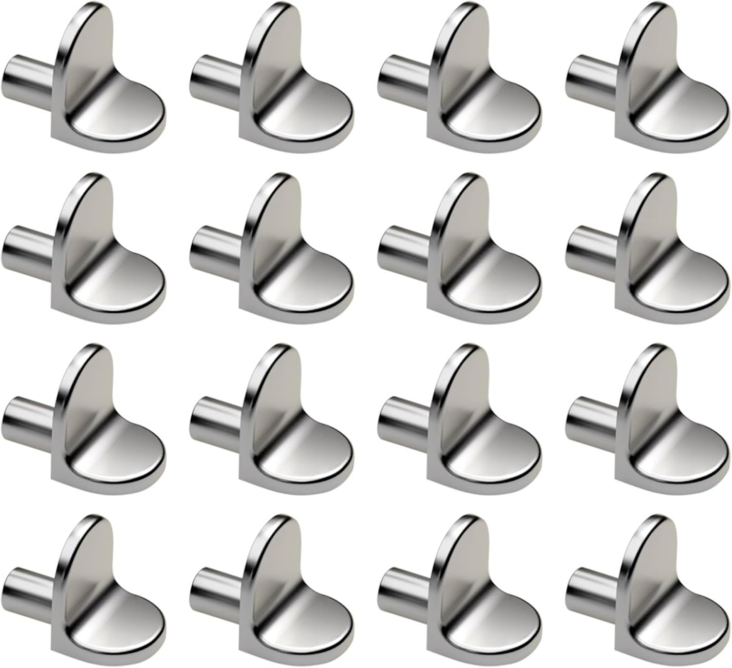 16 Stück 5 Mm L-förmige Metall-regalwinkel, Wandregalhalterungen Wandregalbefestigungen, Winkelverbinder, Für Möbel, Schränke, Regalschränke, Büros