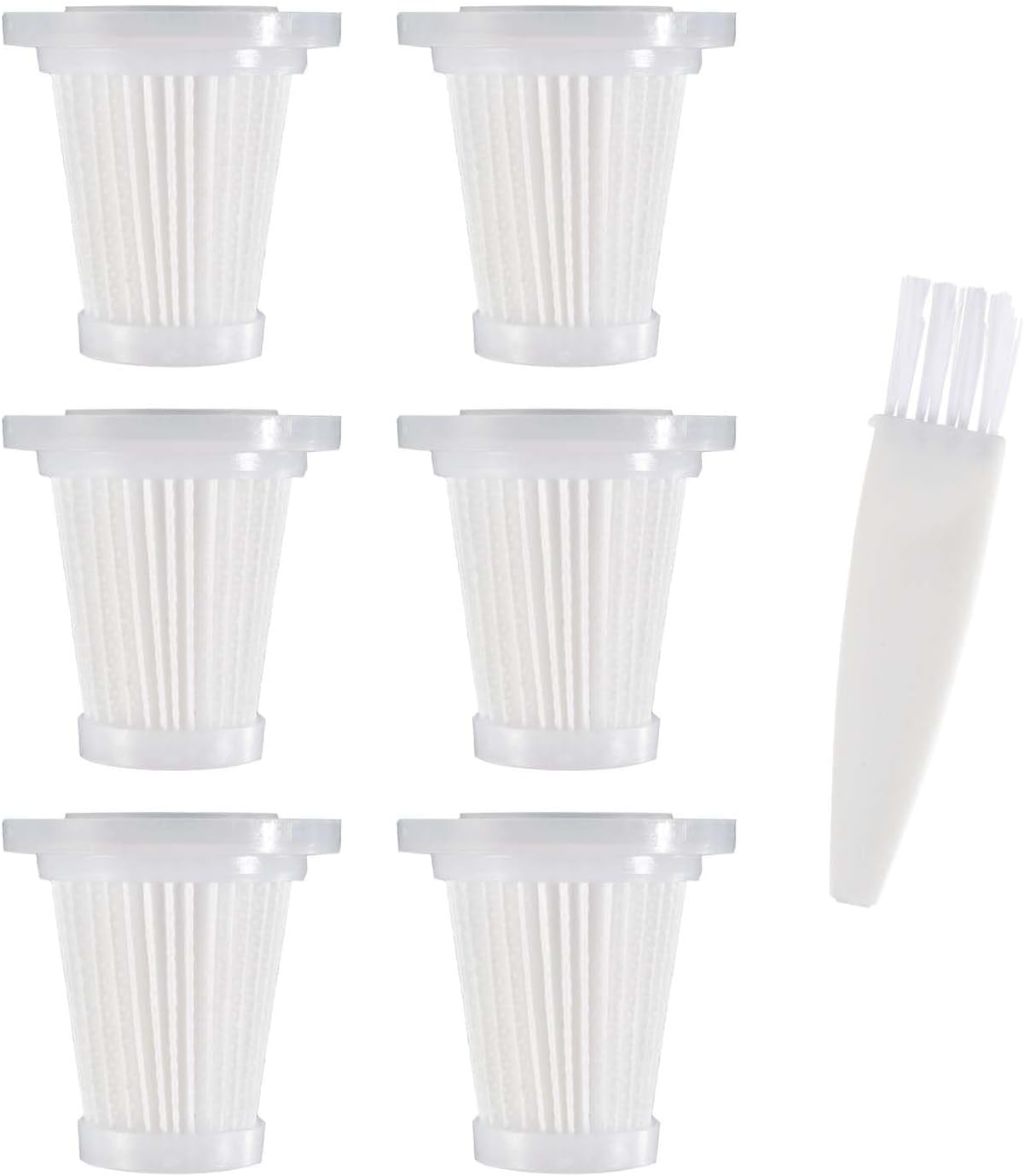 6er-pack Waschbare Hepa-filter Für Autostaubsauger Ersatzfilter Für Kabellose Mini-handstaubsauger