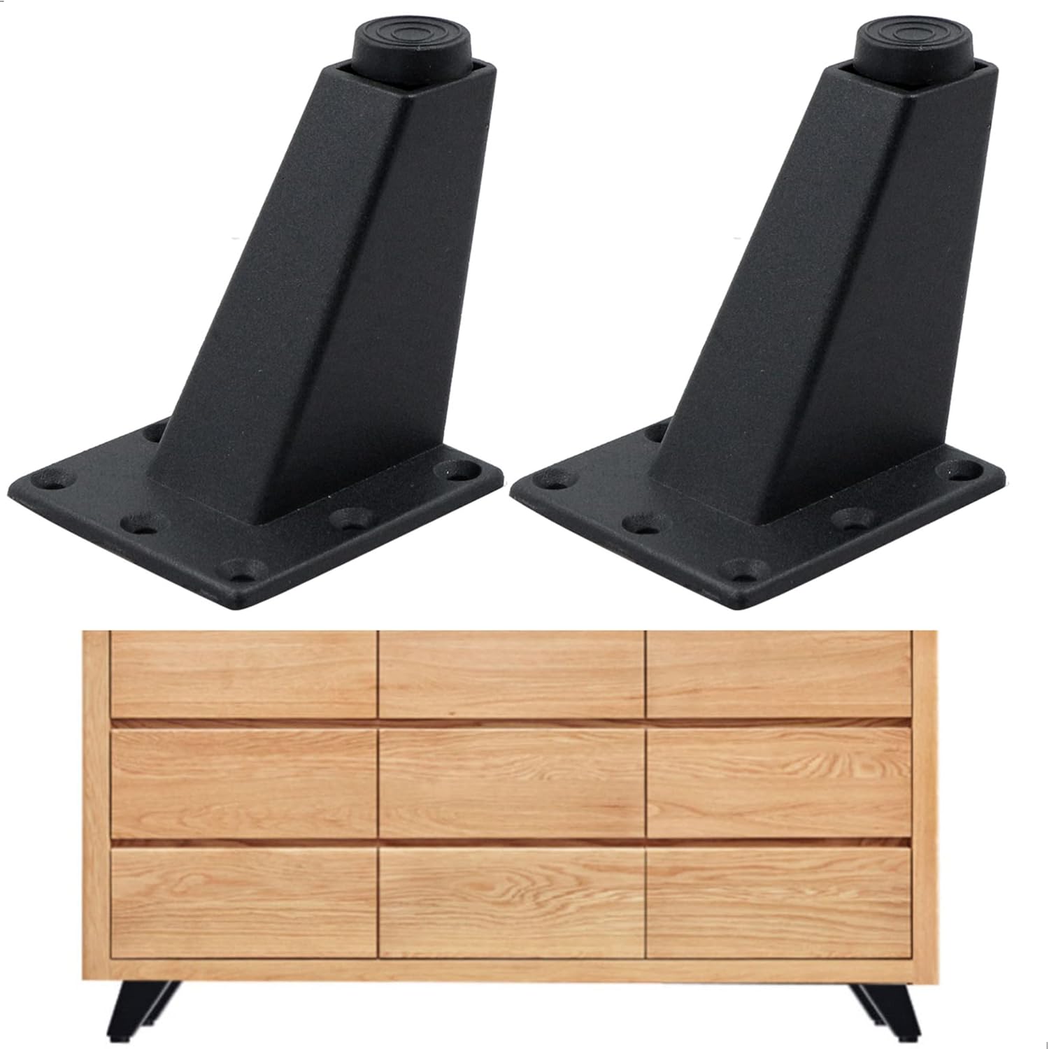 Möbelfüße, Geeignet Für Sofas, Schränke, Couchtische, Tv-möbel Und Andere Möbel Höhenverstellbar, 4er-set, Robust Und Langlebig, Hohe Belastbarkeit Und Verschleißfest