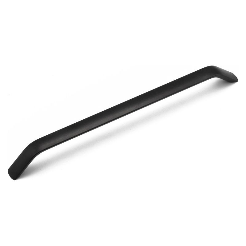 Set Mit 10 Schwarzen Aluminium-schubladengriffen – 224 Mm Lochabstand – 25 Mm Höhe – Inklusive M4 X 22 Mm Schrauben – Für Möbel Und Schränke – Denuotop