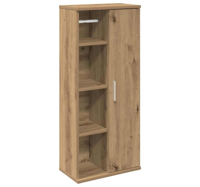 vidaXL Badezimmerschrank mit Rollenhalter Artisan-Eiche 39x22x90 cm 858532