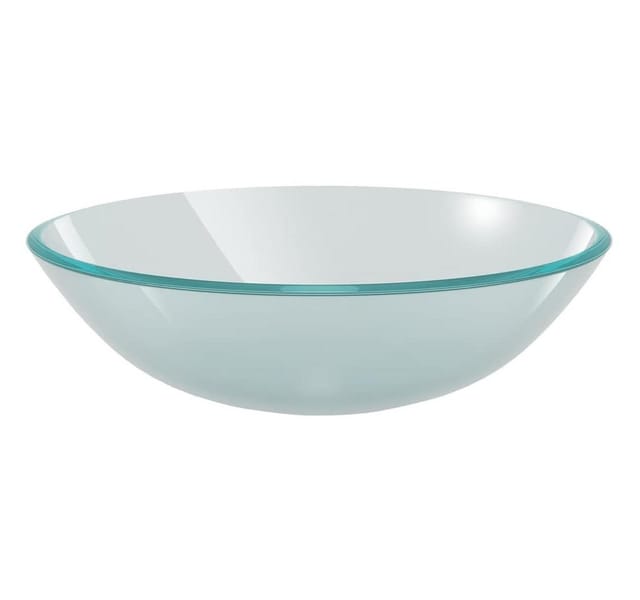 vidaXL Waschbecken Hartglas 42 cm Mattiert 142230