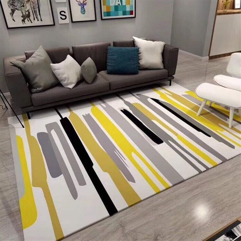 Skandinavischer Designer-teppich, Modern, Dekorativ, Waschbar, Kurzer Flor, Rutschfest, 120 X 160 Cm