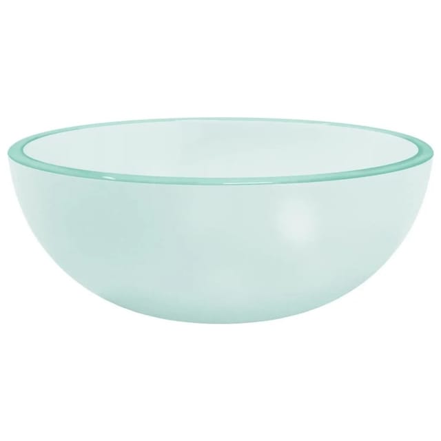 vidaXL Waschbecken Hartglas 30x12 cm Matt 345241