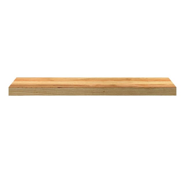 vidaXL Fensterbänke 2 Stk Hellbraun 80x20x2 cm Massivholz Eiche 4009134