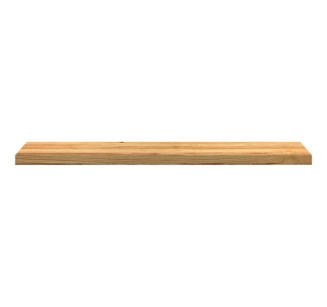 vidaXL Fensterbänke 2 Stk Hellbraun 120x30x2 cm Massivholz Eiche 4009154