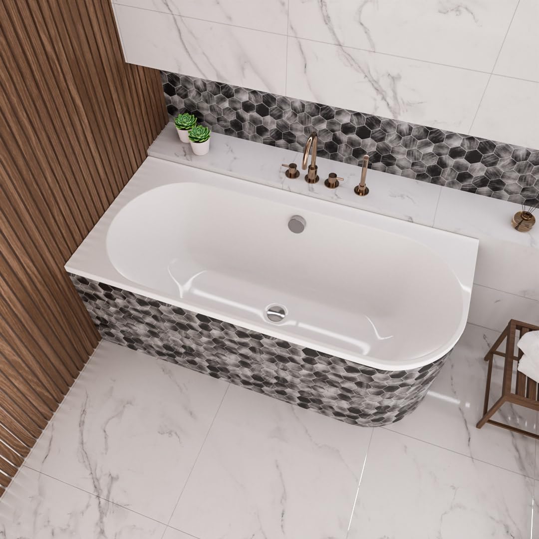 Ecolam Badewanne 170x75 Cm Links Oceana Wanne Eckwanne Eckbadewanne Acryl