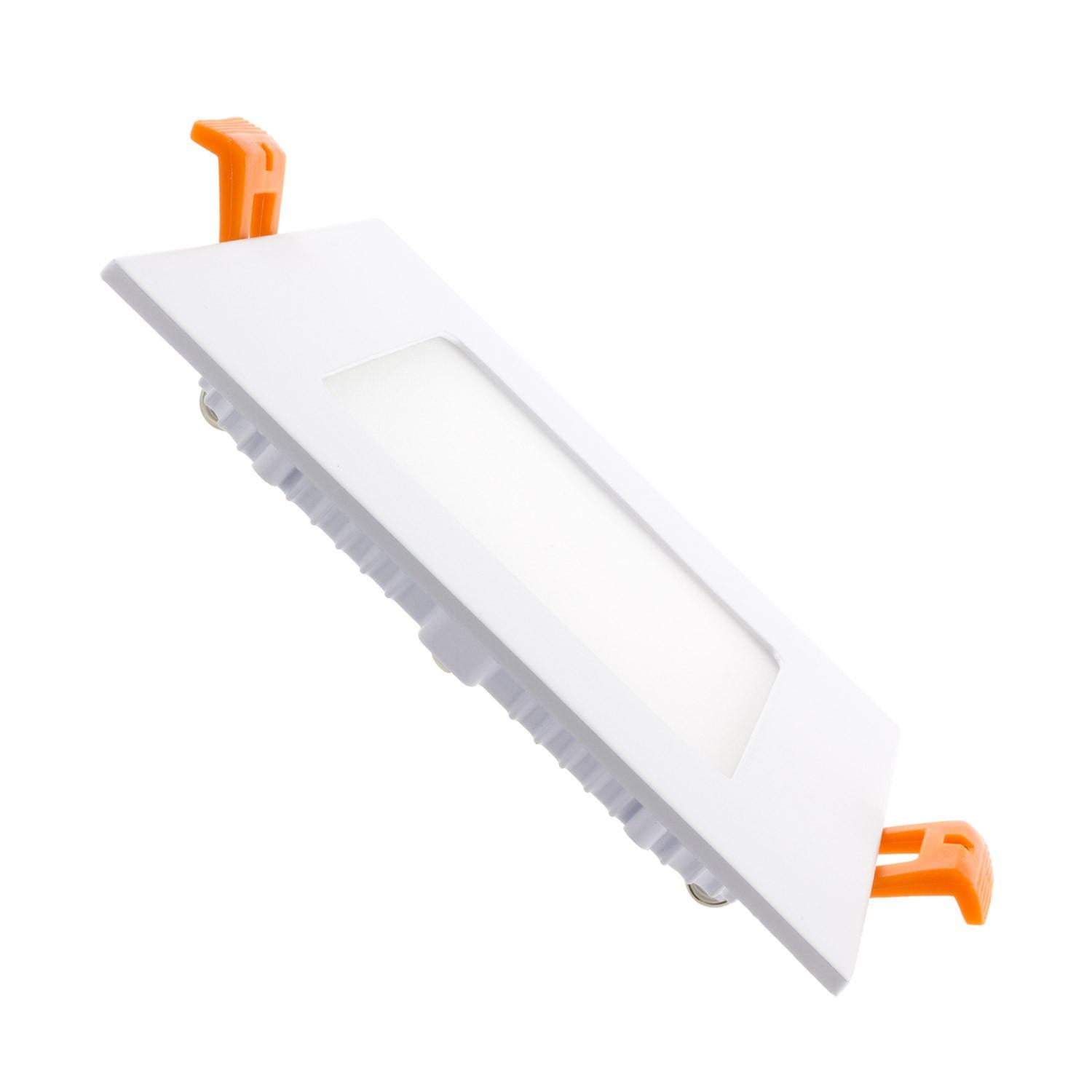 Efectoled - Led Einbaustrahler Flach 18w Eckig Superslim Ausschnitt 205x205 Mm Lifud 3000k Warmweiß
