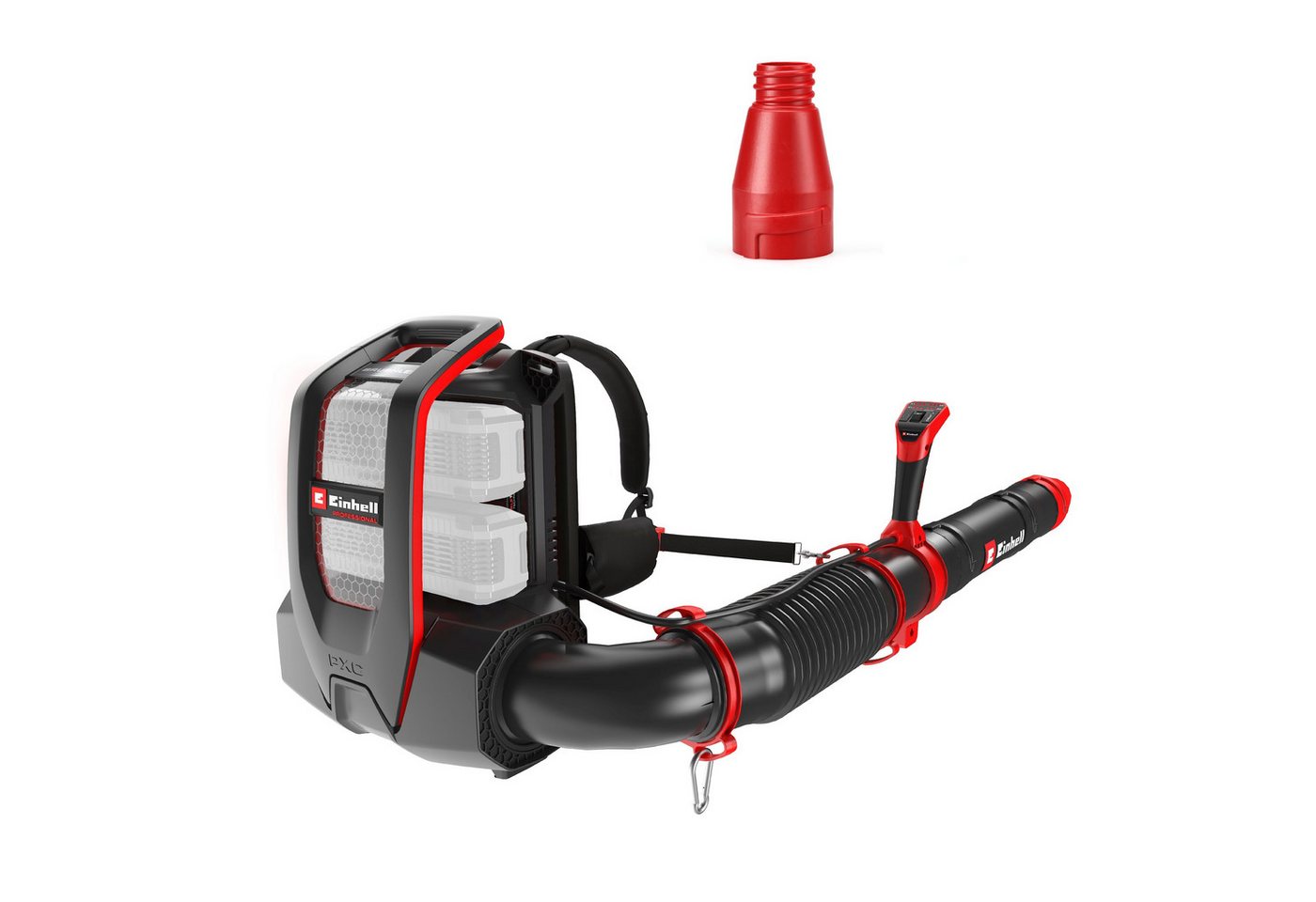Einhell Professional Akku-laubbläser Gp-lb 36/280 Li E Bl-solo Pxc (36 V, 280 Km/h Luftgeschwindigkeit, Brushless, Rückentragbar, Drehzahlregulierung, Ohne Akku)