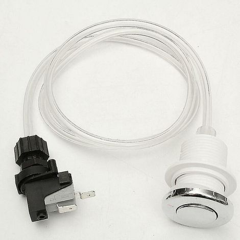 16-a-drucktaster – 125–250 V Spannung – Schutzart Ipx4 – Für Badewannen Und Whirlpools – Inkl. Luftschlauch-set – 16 A