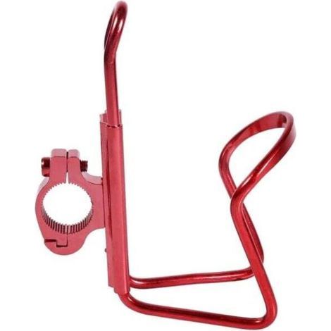 Verstellbarer Flaschenhalter Aus Aluminiumlegierung, Becherhalter, Getränkegriffhalter Für Fahrräder/motorräder, Rot