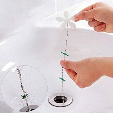 5-teiliges Küchenspülen-kettenset, Wc-abfluss-kette, Badewannen-entfernungskette, Reinigungswerkzeuge - Fei Yu