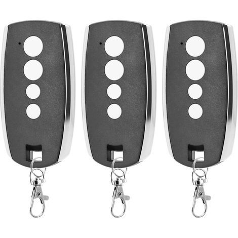 Aiperq – 3er-pack Fernbedienungen 433,92 Mhz – Kompatibel Mit King Gates Stylo 4k – 4 Kanäle Für Garagentorsteuerung – Rolling-code-fernbedienung – 92 Mhz