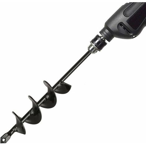 Memkey – Erdbohrer 4x22cm – Premium-stahl – Für Ackerboden Und Steinigen Untergrund – Kompatibel Mit 3/8"- Und 18v-bohrmaschinen