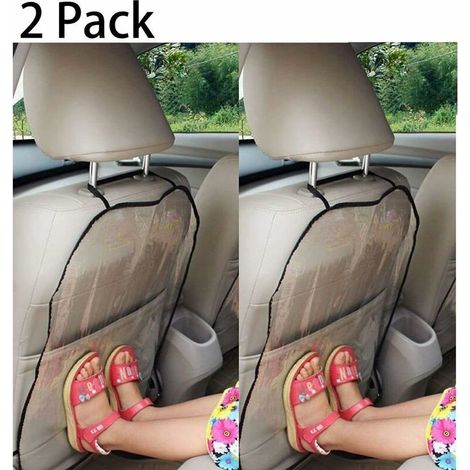 Memkey – 2-teiliger Autositzbezug – Strapazierfähiger Pvc-rückenprotektor – Klettverschluss – Für Kinder Und Haustiere
