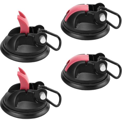 Leistungsstarke Saugnapfhaken, 4-teiliges Set, Extra Starke Saugnäpfe Für Camping, Wohnwagen, Auto, Wohnmobilzubehör, Zelt, Glas, Tragkraft Bis Zu 30 Kg