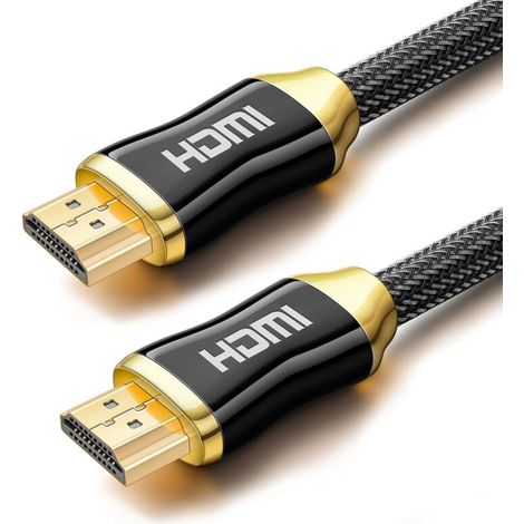 2 M Langes 4k-hdmi-kabel – Professionelles, Geflochtenes Nylon-hdmi-2.0-kabel Für Ultra Hd 2160p, 4k, 3d Und Full Hd