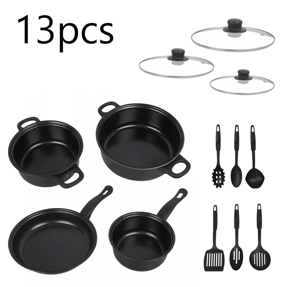 New 13-teiliges Topfset Induktion Antihaft Kochtopf Setinduktions Kã¼che Tã¶pfe Set De
