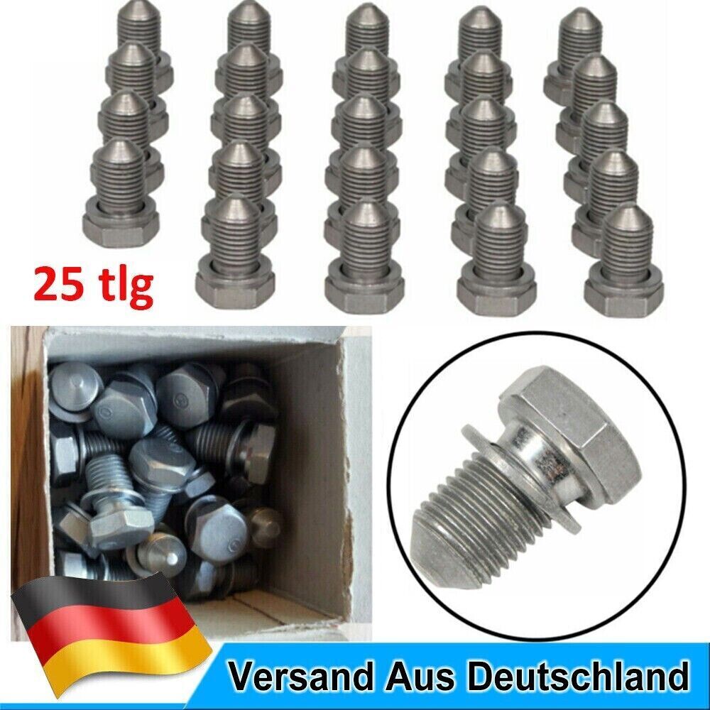 25pcs Oil Drain Screw Oil Pan M14x1.5 Length For Audi Seat Å¡koda Vw N90813202