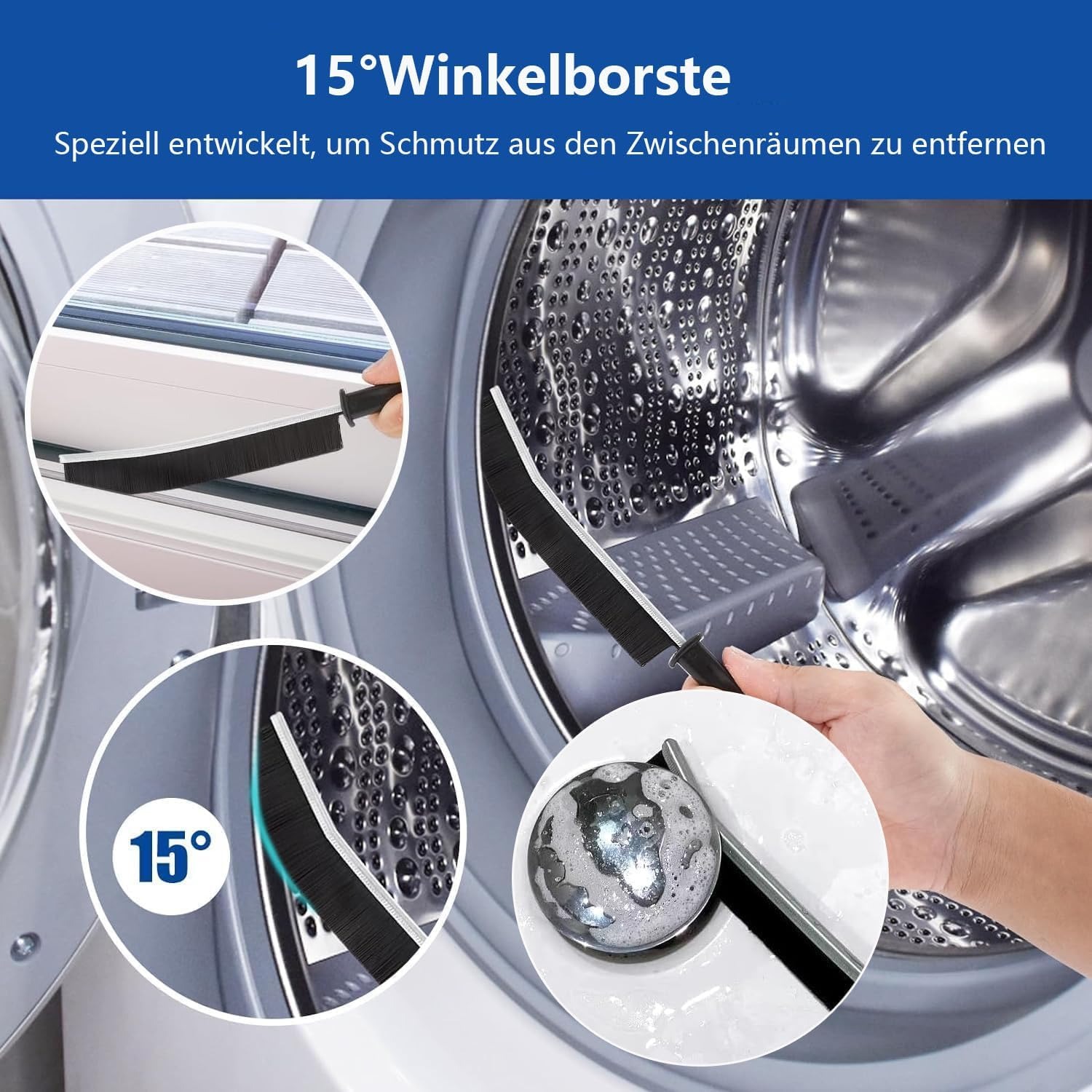 7tlg. Mikrofaser Staubwedel, Teleskopierbar, Waschbar, Flexibel Für Decken